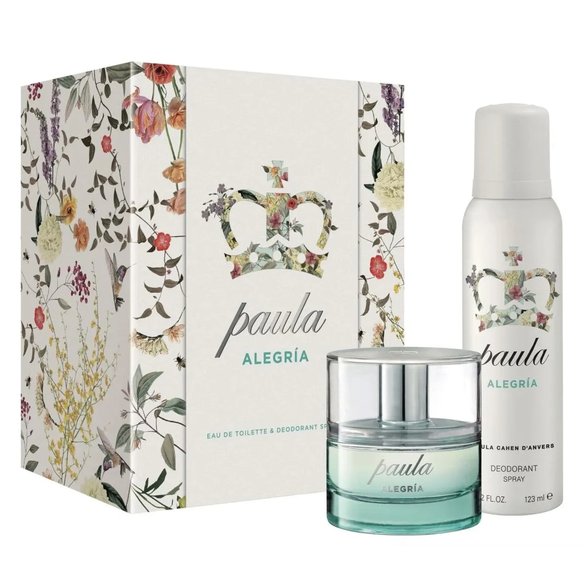 PAULA CAHEN D`ANVERS ESTUCHE ALEGRIA X 60 ML.